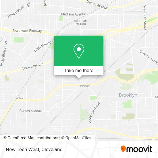 New Tech West map