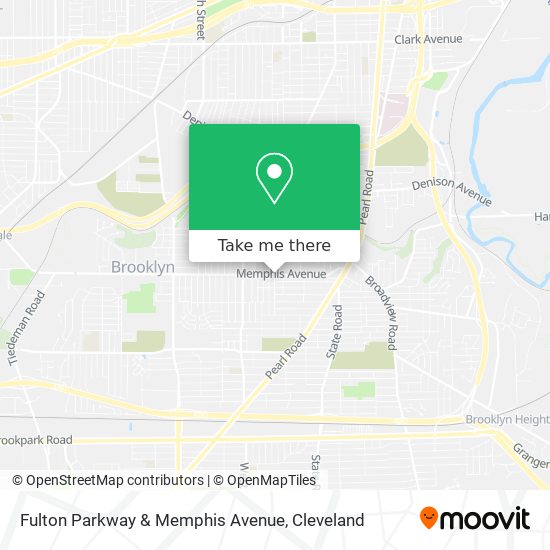 Fulton Parkway & Memphis Avenue map