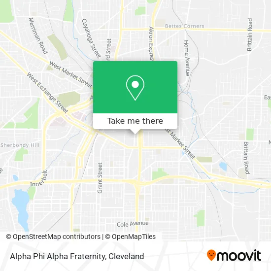Mapa de Alpha Phi Alpha Fraternity