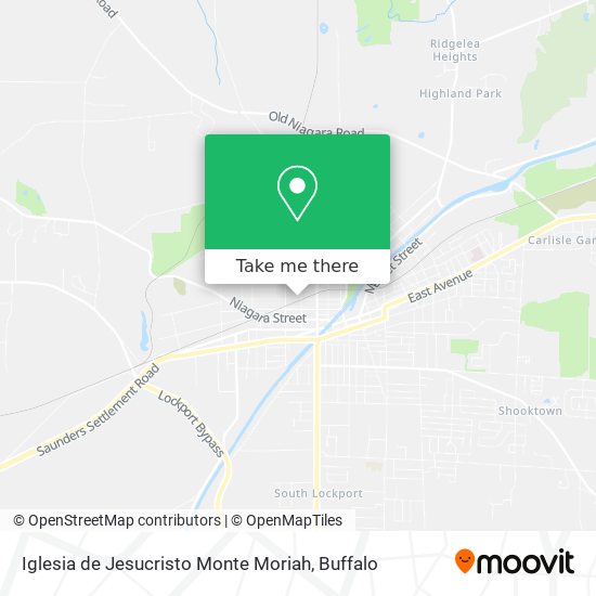 Iglesia de Jesucristo Monte Moriah map