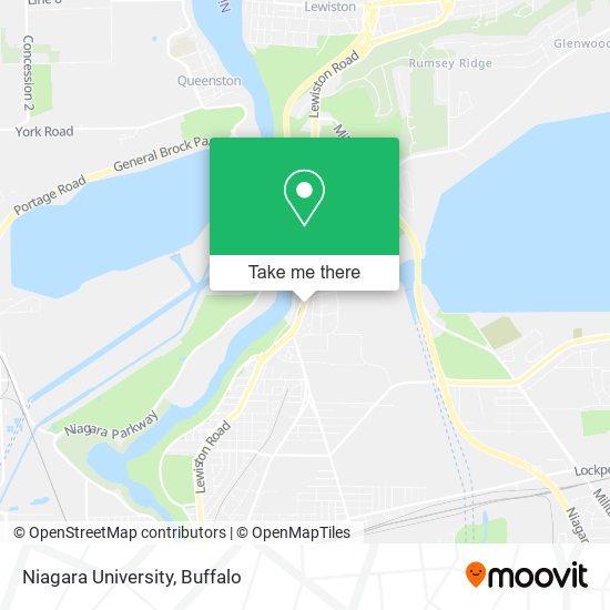 Niagara University map