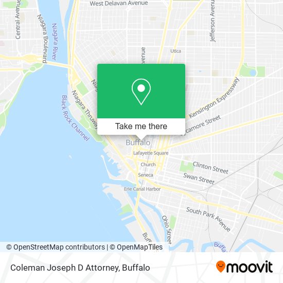 Mapa de Coleman Joseph D Attorney