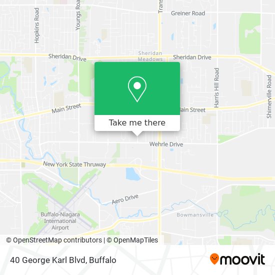 40 George Karl Blvd map