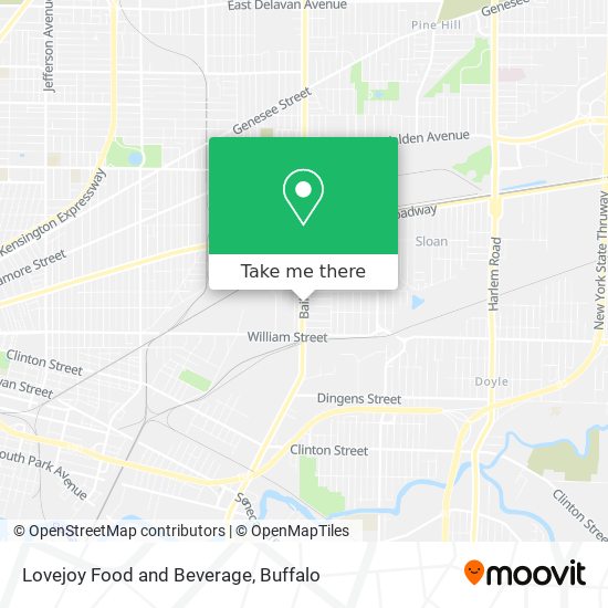 Lovejoy Food and Beverage map