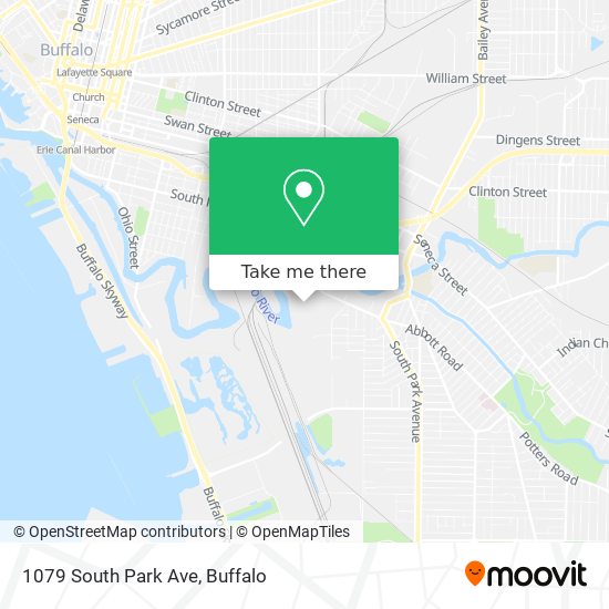 1079 South Park Ave map