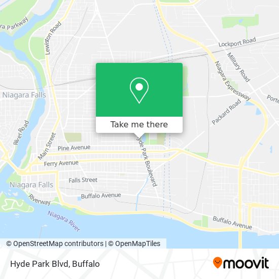 Mapa de Hyde Park Blvd