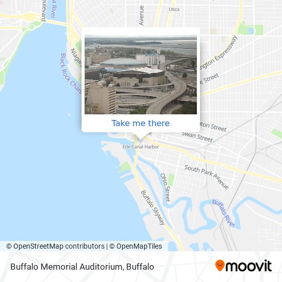 Buffalo Memorial Auditorium map