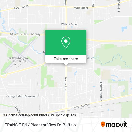 TRANSIT Rd / Pleasant View Dr map