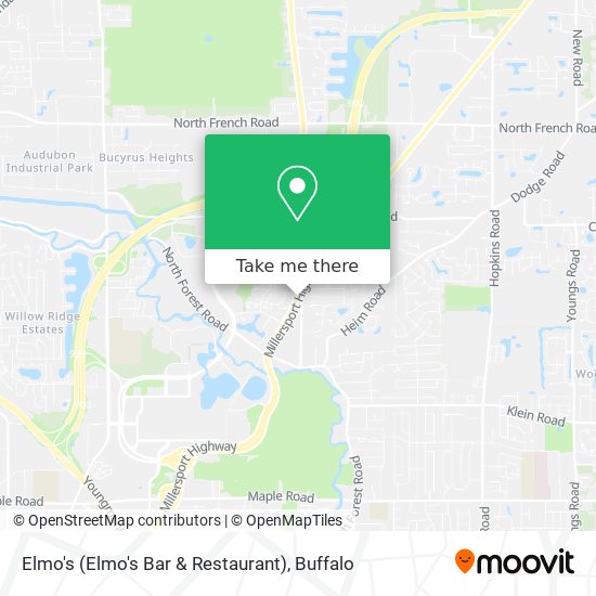 Elmo's (Elmo's Bar & Restaurant) map