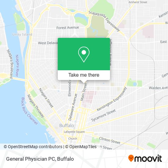Mapa de General Physician PC