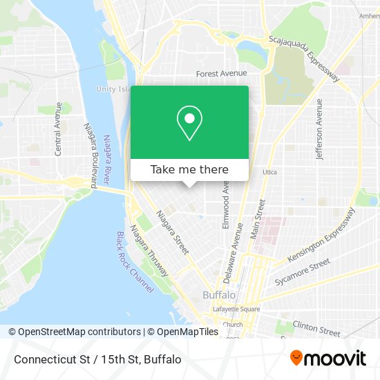Connecticut St / 15th St map