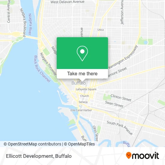Ellicott Development map