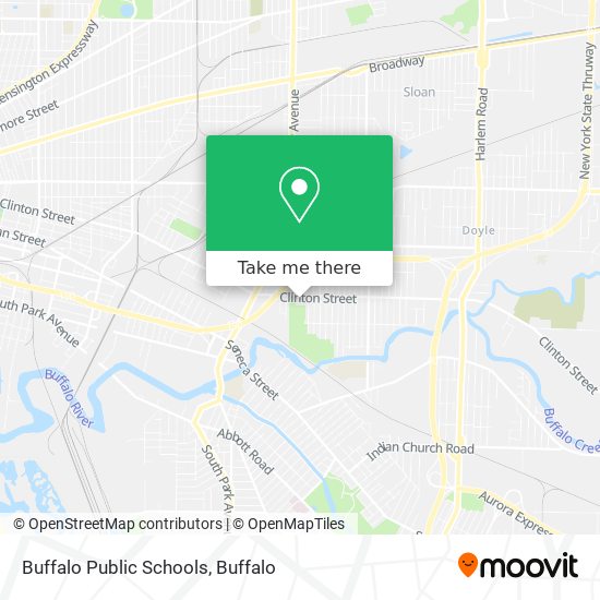 Buffalo Public Schools map