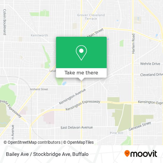 Mapa de Bailey Ave / Stockbridge Ave
