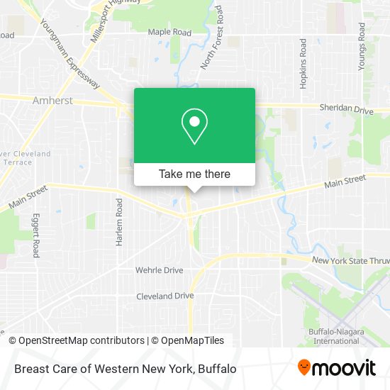 Mapa de Breast Care of Western New York