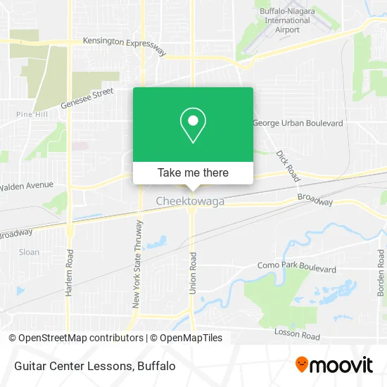 Guitar Center Lessons map