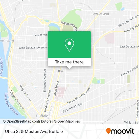 Mapa de Utica St & Masten Ave