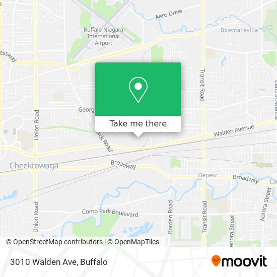 Mapa de 3010 Walden Ave