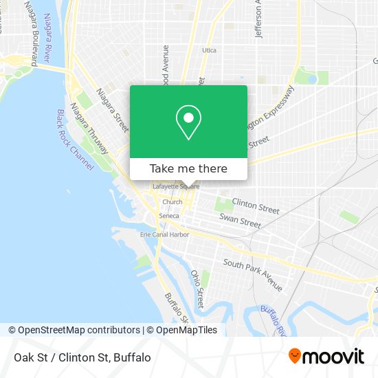 Mapa de Oak St / Clinton St