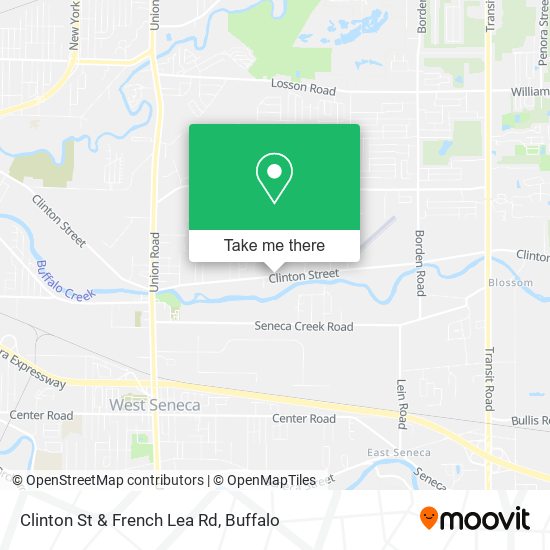 Mapa de Clinton St & French Lea Rd