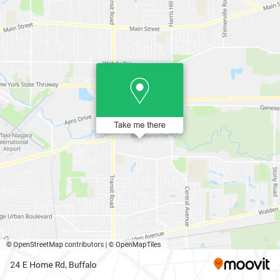 24 E Home Rd map