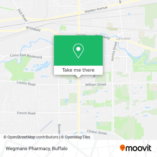Mapa de Wegmans Pharmacy