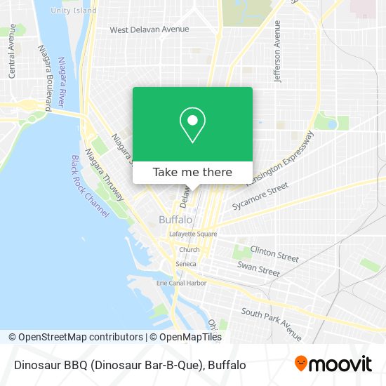 Mapa de Dinosaur BBQ (Dinosaur Bar-B-Que)
