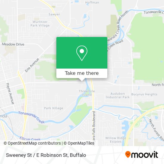 Sweeney St / E Robinson St map