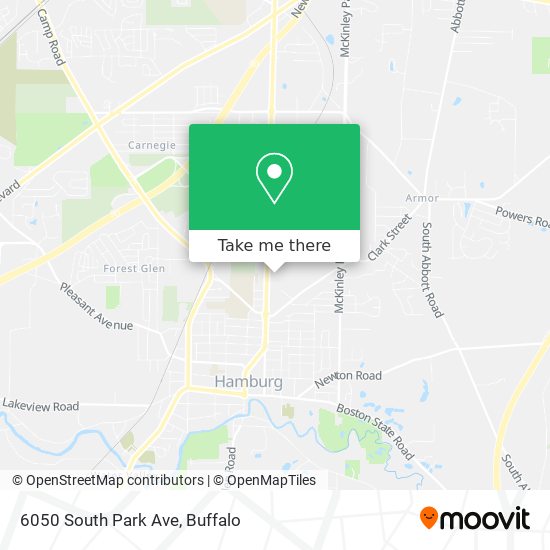 6050 South Park Ave map