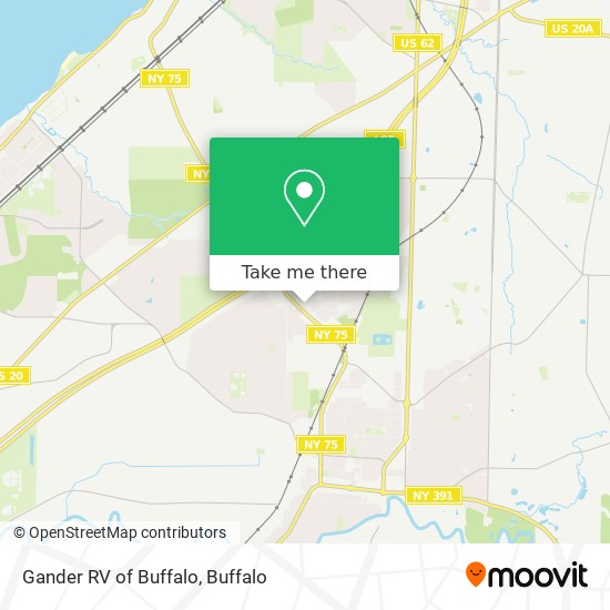 Gander RV of Buffalo map