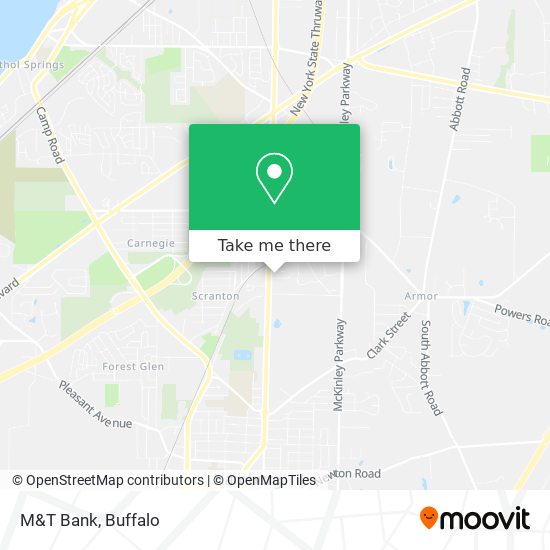 M&T Bank map