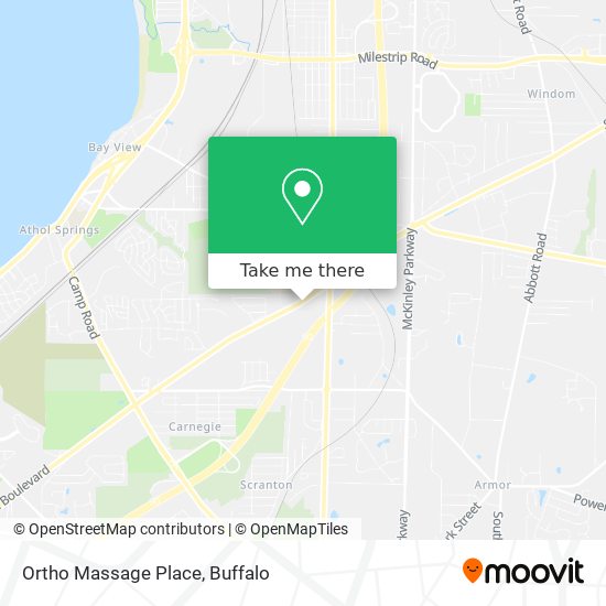 Ortho Massage Place map