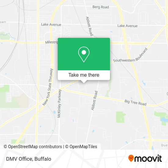 DMV Office map