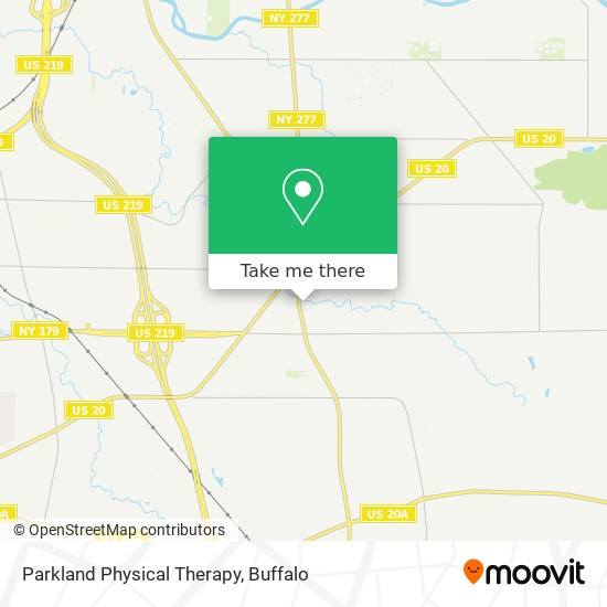 Mapa de Parkland Physical Therapy