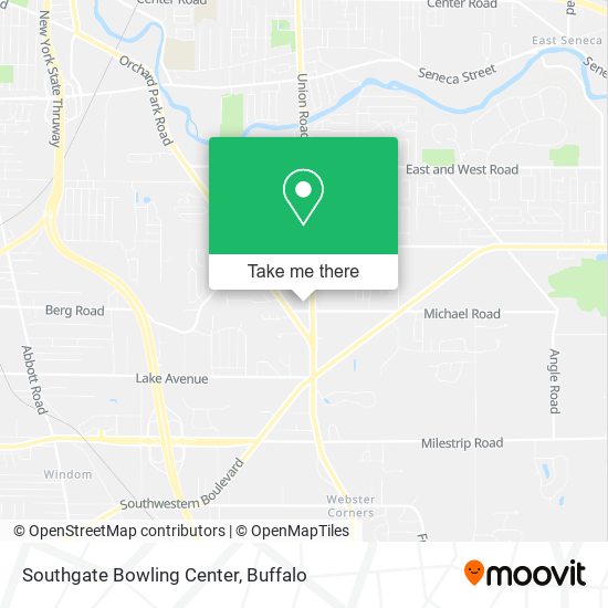 Mapa de Southgate Bowling Center