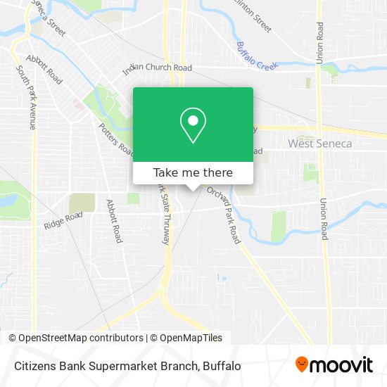 Citizens Bank Supermarket Branch map