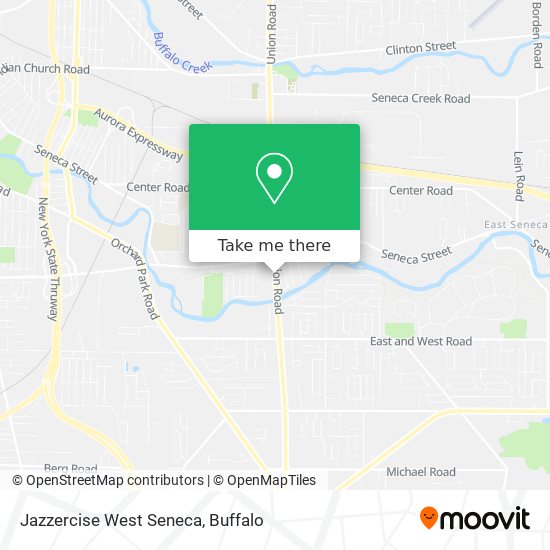 Jazzercise West Seneca map