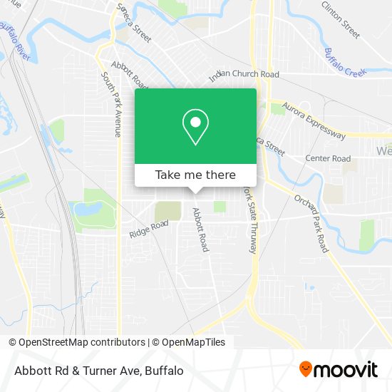 Mapa de Abbott Rd & Turner Ave