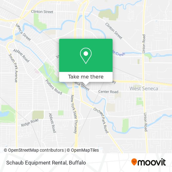 Schaub Equipment Rental map