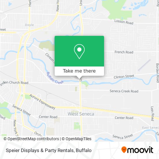 Mapa de Speier Displays & Party Rentals