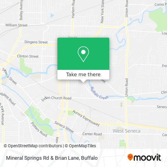 Mapa de Mineral Springs Rd & Brian Lane