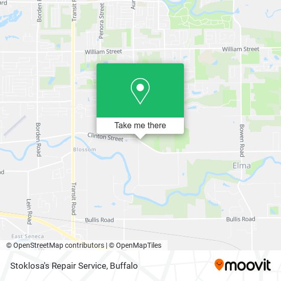 Stoklosa's Repair Service map