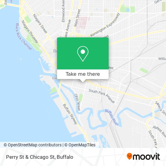 Mapa de Perry St & Chicago St