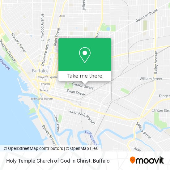 Holy Temple Church of God in Christ map