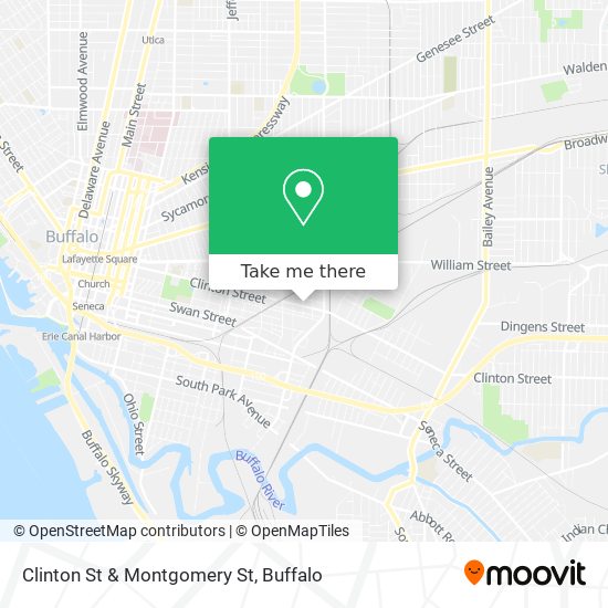Clinton St & Montgomery St map
