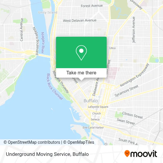 Underground Moving Service map