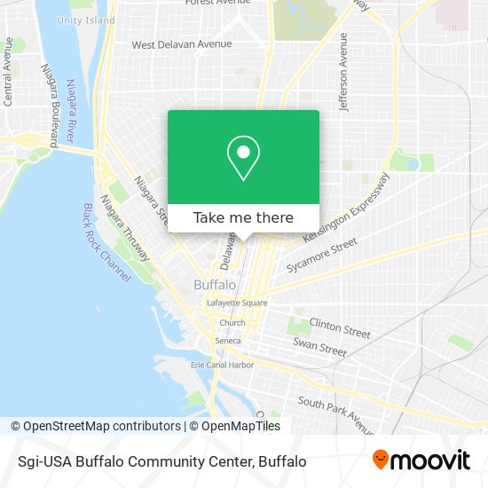 Mapa de Sgi-USA Buffalo Community Center