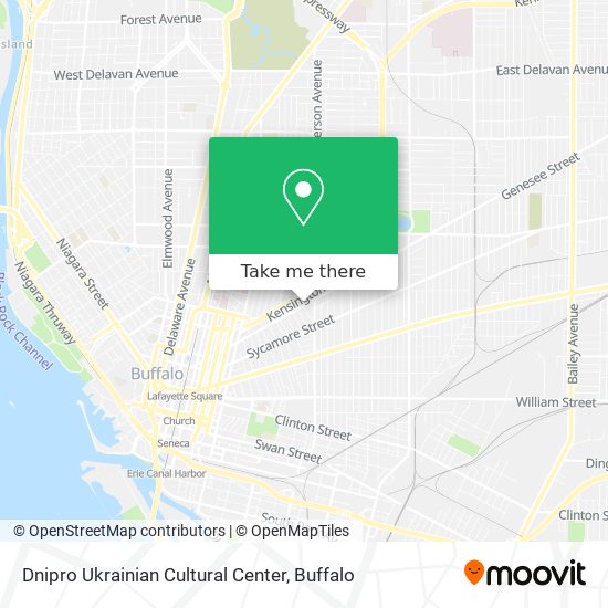 Mapa de Dnipro Ukrainian Cultural Center