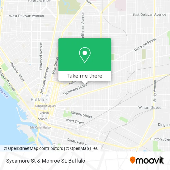 Mapa de Sycamore St & Monroe St