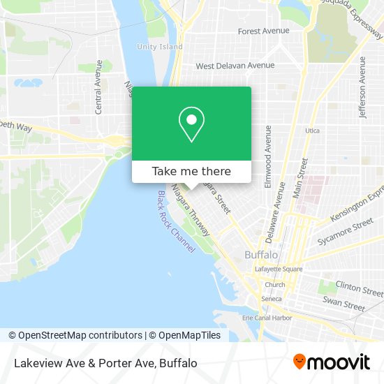 Mapa de Lakeview Ave & Porter Ave